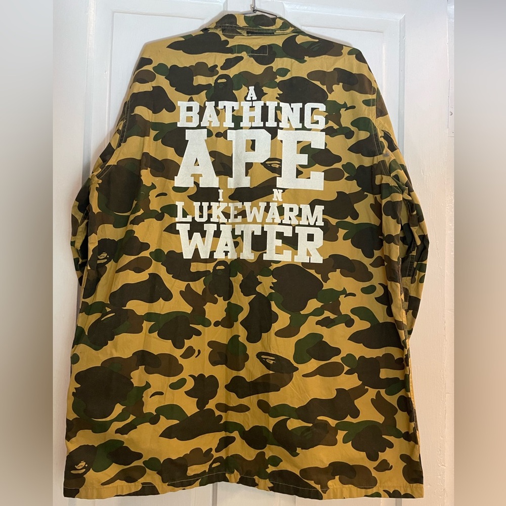 A Bathing Ape Camouflage Shirt Jacket - Picture 1 of 4